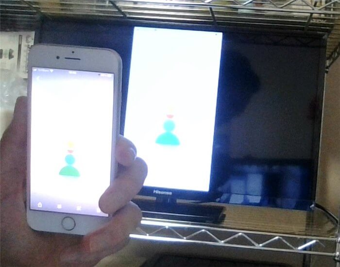 スマホの画面をテレビに映すことができる(ミラーリング)